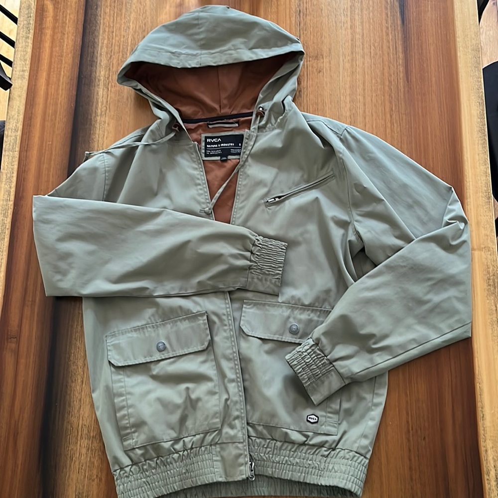 Rvca Men's Green Jacket